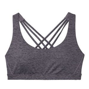 Victorias Secret Essentials Strappy Padded / Removable Padding Sports bra purple